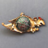 RICE-WEINER unusual Asian dragon brooch designed by Louis C. Mark in the 1940s - Image 4