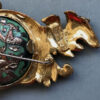 RICE-WEINER unusual Asian dragon brooch designed by Louis C. Mark in the 1940s - Image 6